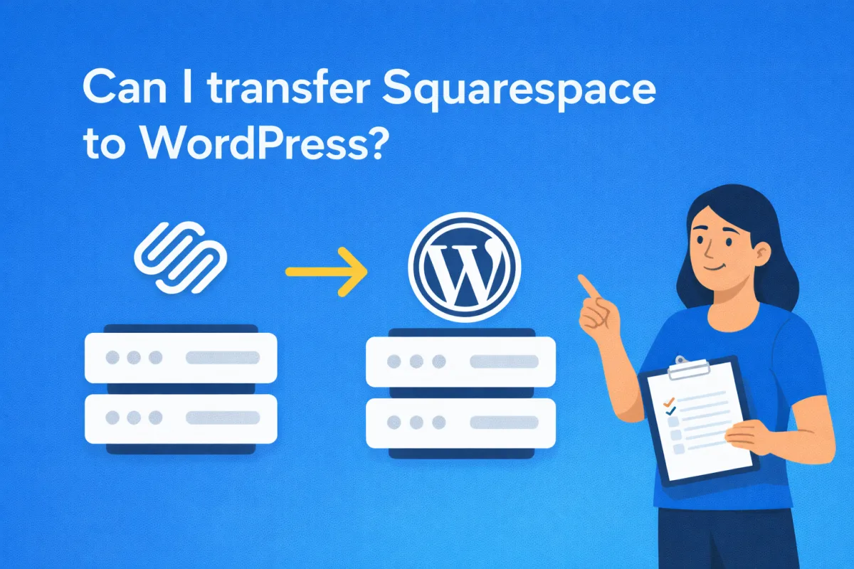 Can I transfer Squarespace to WordPress?
