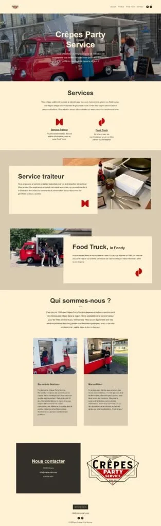 Example of a WordPress website we built