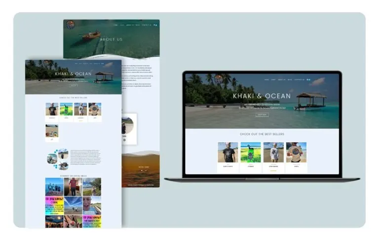 e-Medias website after moving from HubSpot to WordPress, shown on desktop and mobile